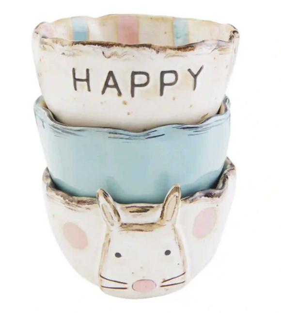 Happy Bunny Ramekin Set