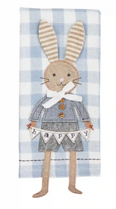 Boy Bunny Dangle Leg Towel