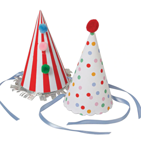 Spots and Stripes Party Hats