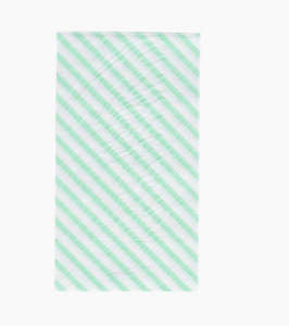 Mint Striped Guest Towels