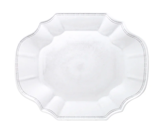 Terra White Oval Platter