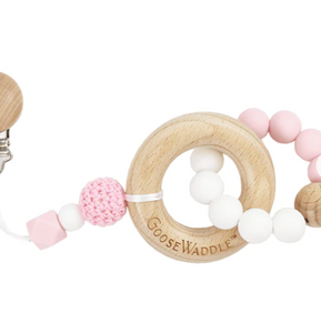 Wooden and Silicone Teether