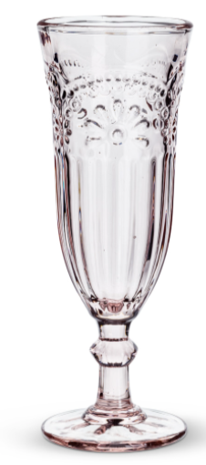 Flower Champagne Flute - Pink