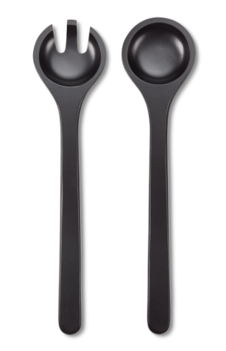 Classic Salad Servers - Black