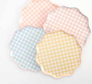 Gingham Side Plates