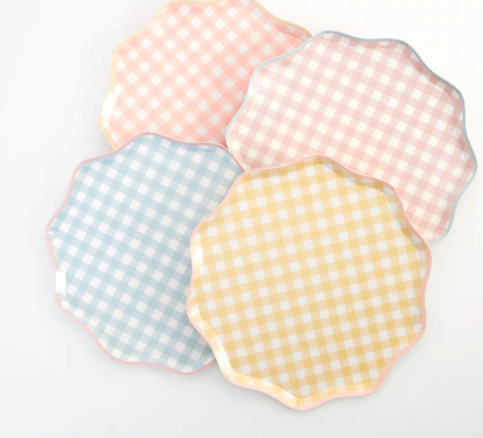 Gingham Side Plates