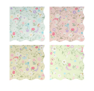 Laduree Floral Beverage Napkins