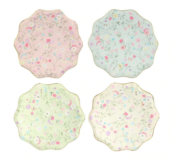 Laduree Paris Floral Side Plates