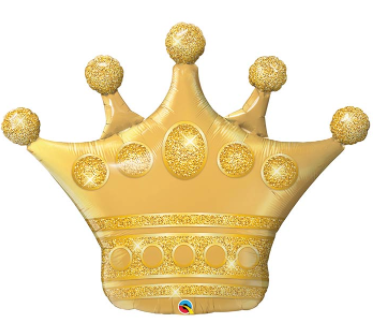Golden Crown Foil Balloon