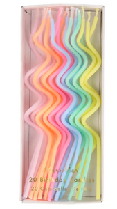 Pastel Swirly Candles