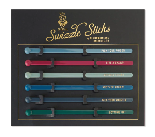 Swizzle Sticks - Acrylic Cocktail Stirrers