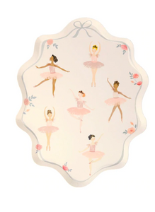 Ballerina Diecut Plates