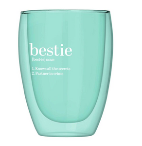 Bestie Stemless Wine Glass