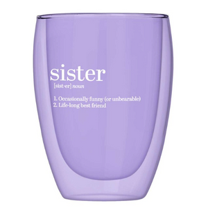 Sister Stemless Wine Glass