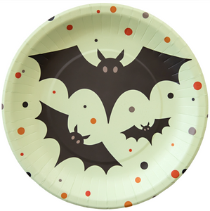 Batty Night Glow-In-The-Dark Dinner Plates