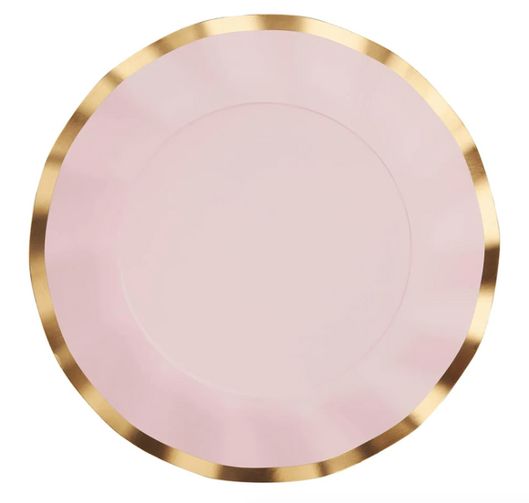 Every Day Pink Wavy Dinner Plates