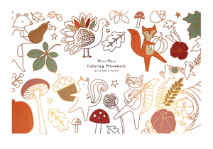 Thanksgiving Coloring Placemats