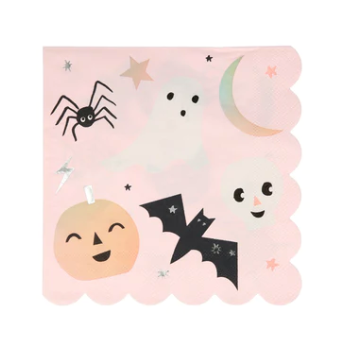 Pastel Halloween Dinner Napkins