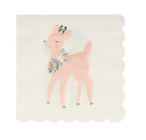 Pastel Deer Beverage Napkins