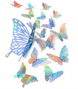 Iridescent Butterfly Stickers