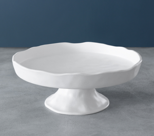 Nube Round Pedestal Cake Plate