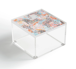 Colorful Wild Cats Acrylic Box