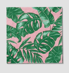 Palm Leaf Beverage Napkins