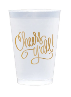 Cheers Y'all Shatterproof Cups