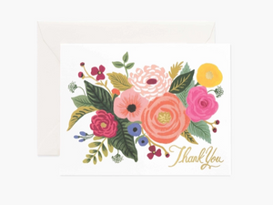 Boxed Set of Juliet Rose Thank You Cards