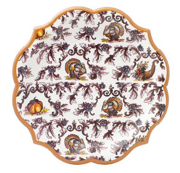 Turkey Toile Side Plates