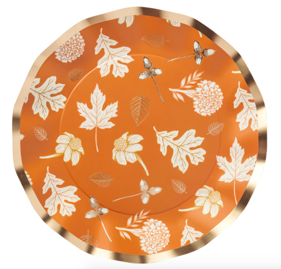 Harvest Garden Wavy Dinner Plates