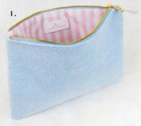 Terry Large Pouch - Blue