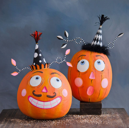 Papermache Party Pumpkin - Small