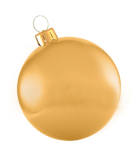 Vintage Gold Inflatable Ornament - 30