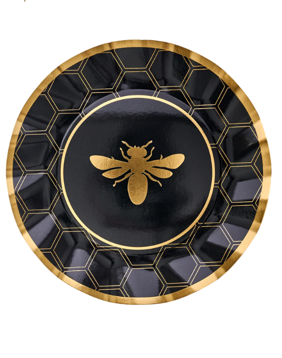 Honeybee Wavy Dinner Plates