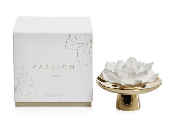 Passion Porcelain Diffuser - Fig Vetiver