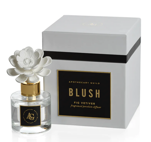 Blush Porcelain Diffuser - Fig Vetiver