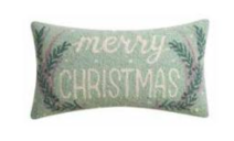 Merry Christmas Antlers Hook Pillow