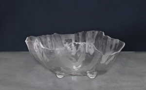 VIDA Acrylic Large Deep Bowl - Clear