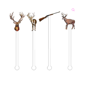 Hunting Season Acrylic Stir Sticks