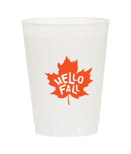 Hello Fall Shatterproof Cups