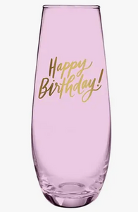 Happy Birthday Champagne Flute