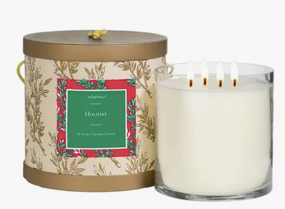 88oz Holiday Classic Toile Candle