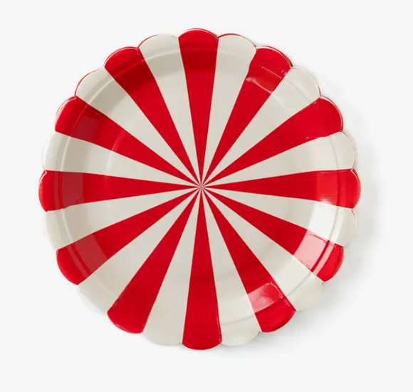 Circus Stripe Dinner Plates