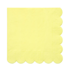 Pale Yellow Dinner Napkins