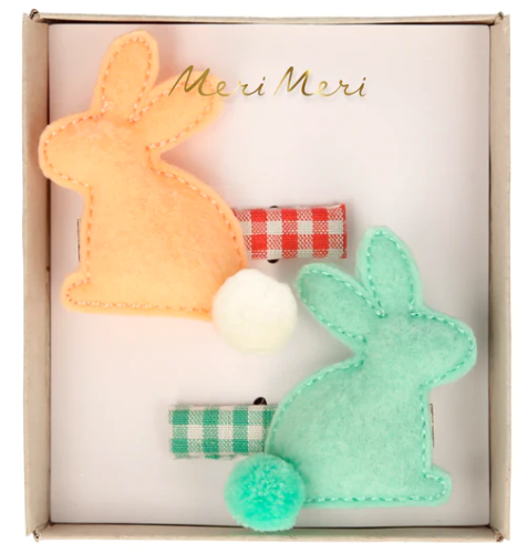 Felt Bunny Hair Clips