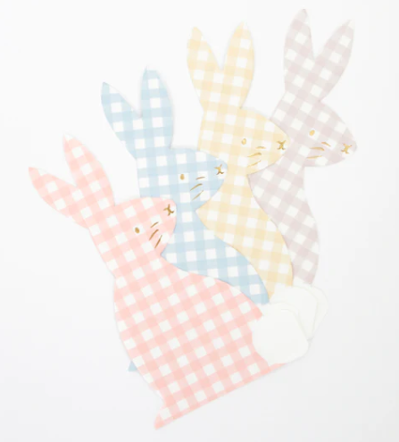 Gingham Bunny Napkins