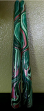 Marbled Taper Candle