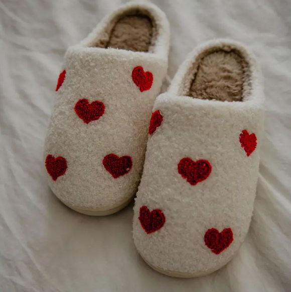 Hearts All Over Slippers