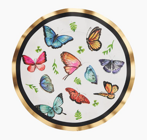 Butterfly Wavy Dinner Plates